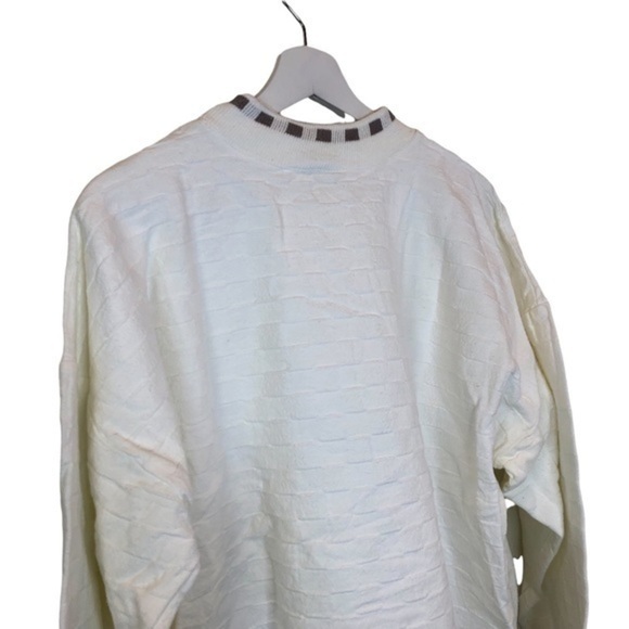 Wek The World Cotton Vintage Long Sleeve Sweater New - Picture 5 of 9